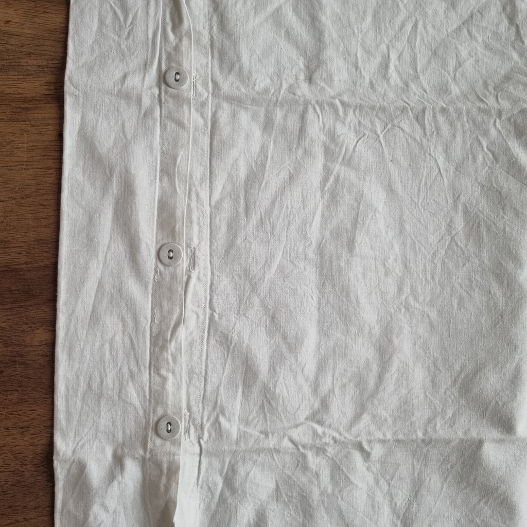 Antike,alte Kissenhülle 75x72cm weiß Initialien U.M. Vintage Kissen Bezug 🤍